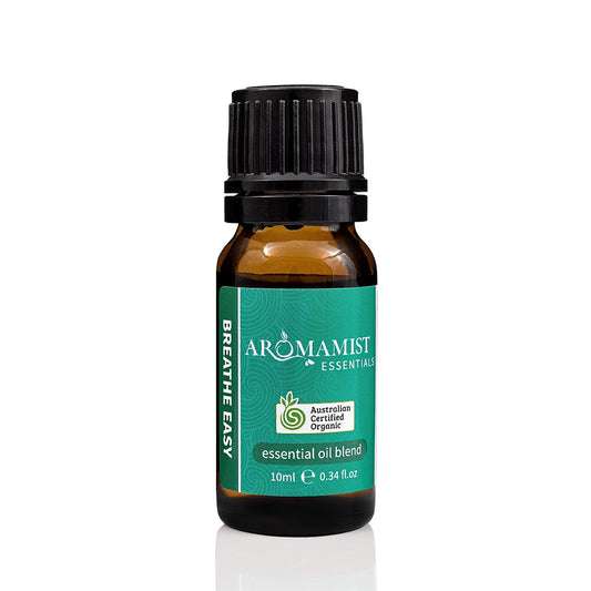 Breathe Easy Essential Oil Blend 10ml - Certified Organic