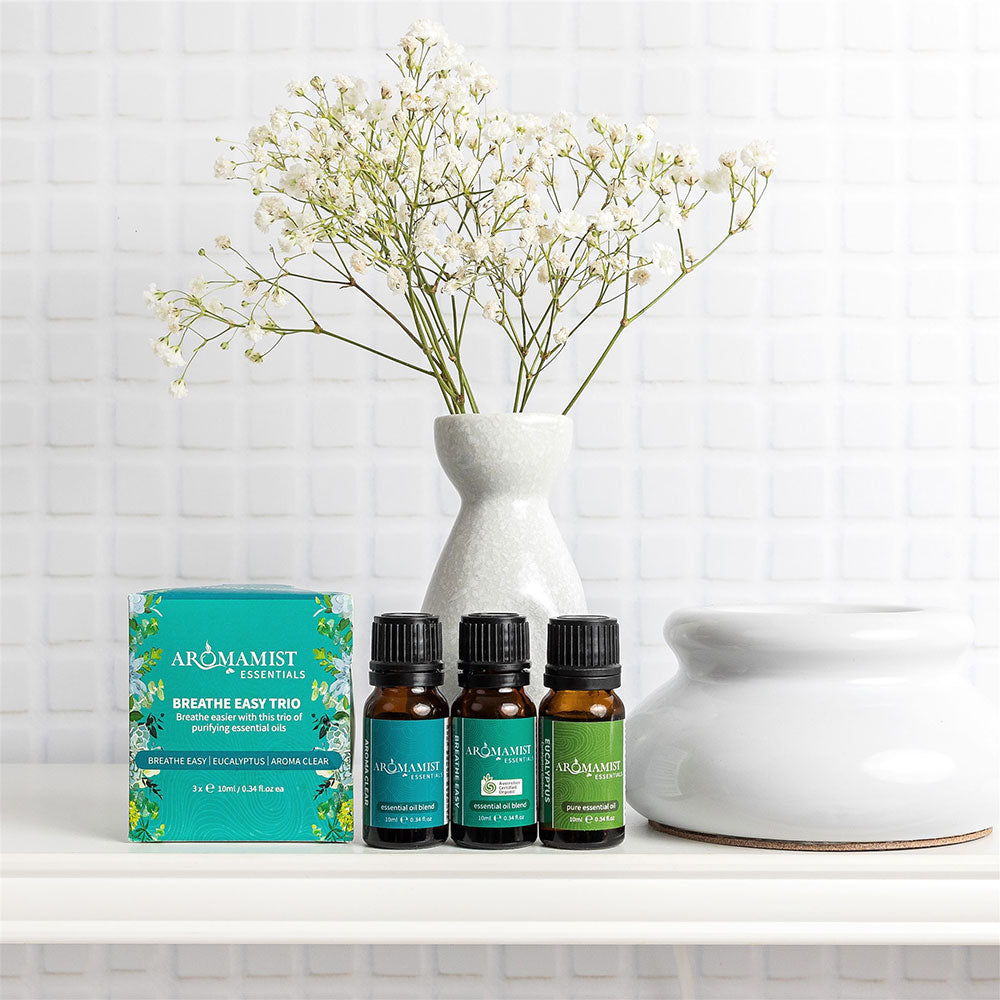 Breathe Easy Trio (Breathe Easy Blend, Eucalyptus, Aroma Clear Blend)