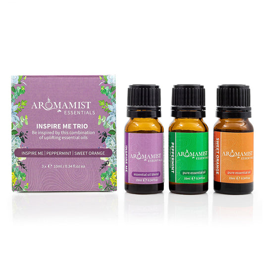 Inspire Me Trio (Inspire Me Blend, Peppermint, Sweet Orange)
