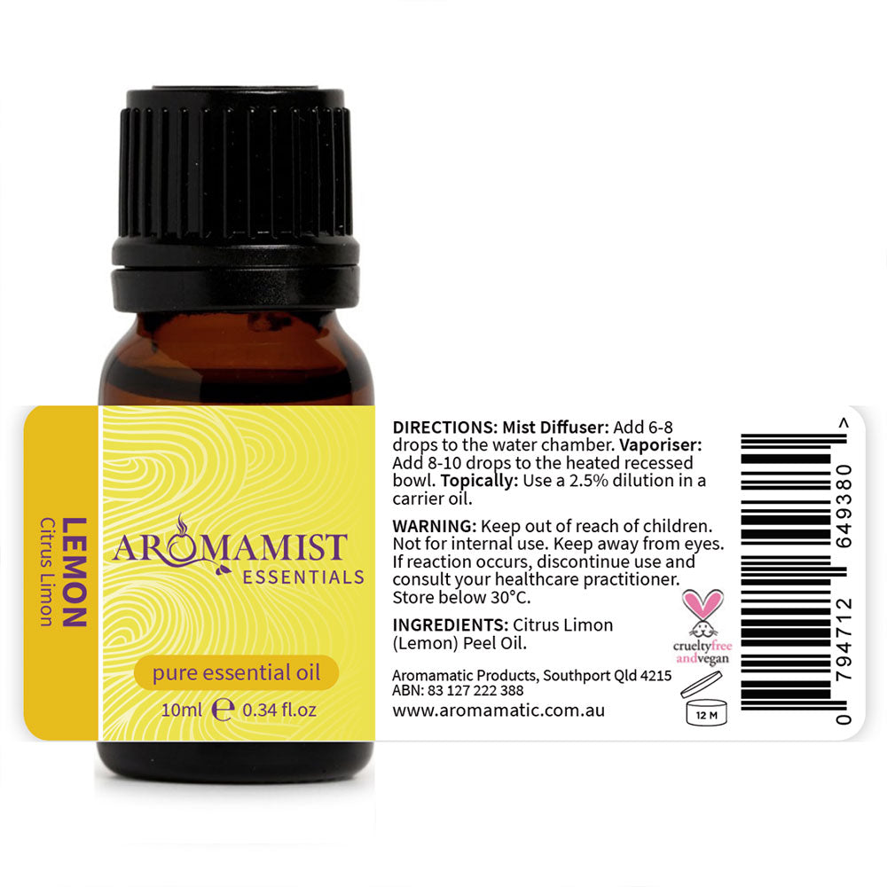 Lemon Pure Essential Oil 10ml