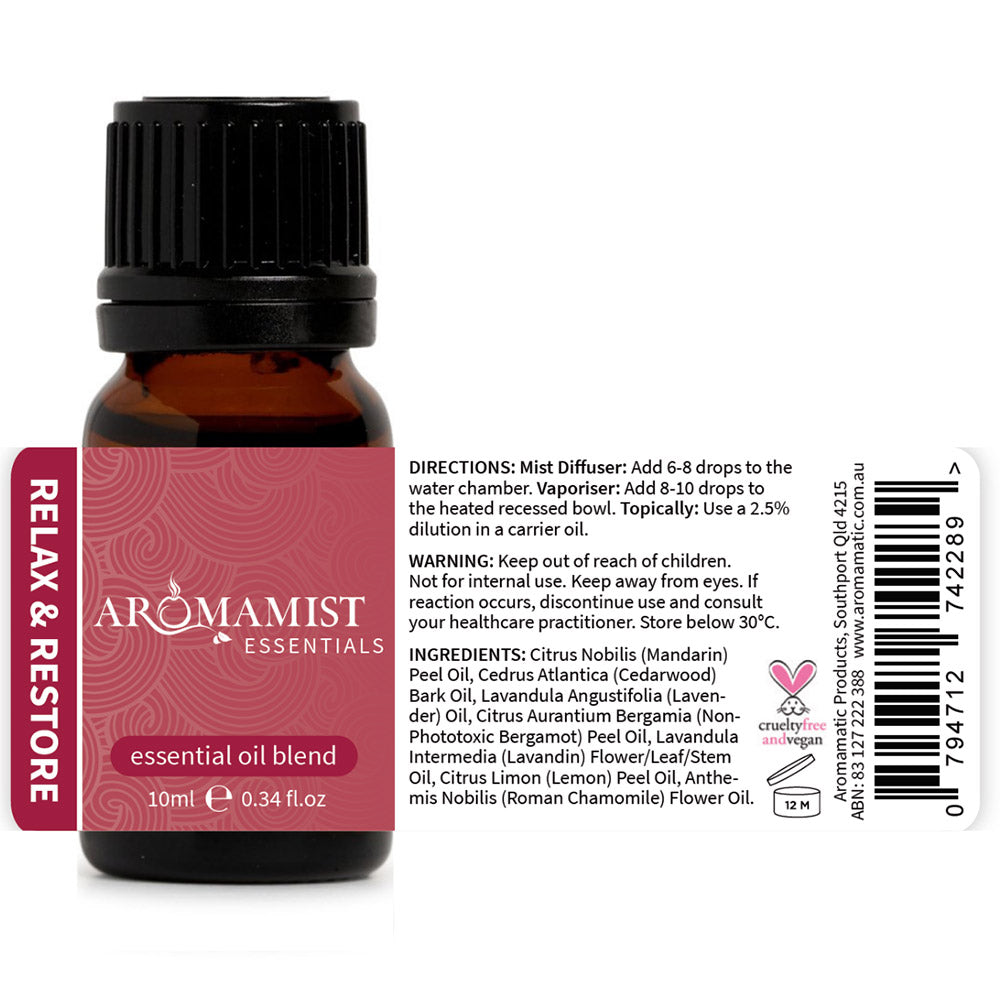 Relax & Restore Essential Oil Blend 10ml