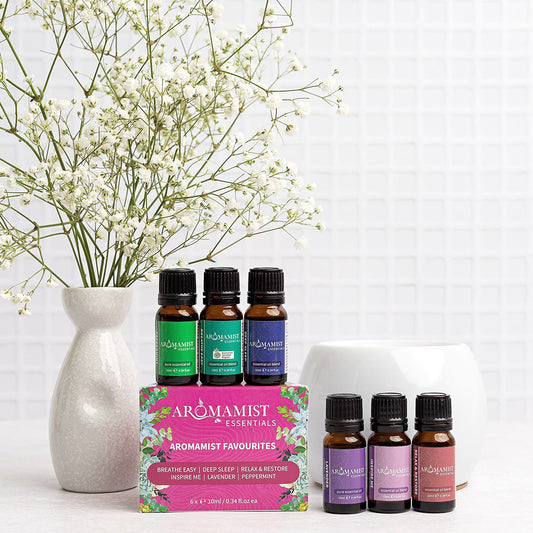 Aromamist Favourite Essential Oils & Blends (6 Pack)