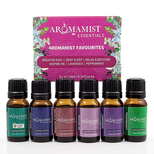 Aromamist Favourite Essential Oils & Blends (6 Pack)