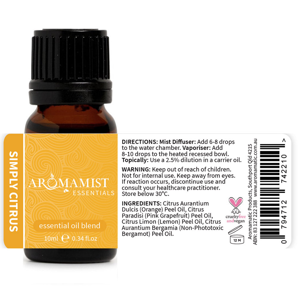 Simply Citrus Essential Oil Blend 10ml