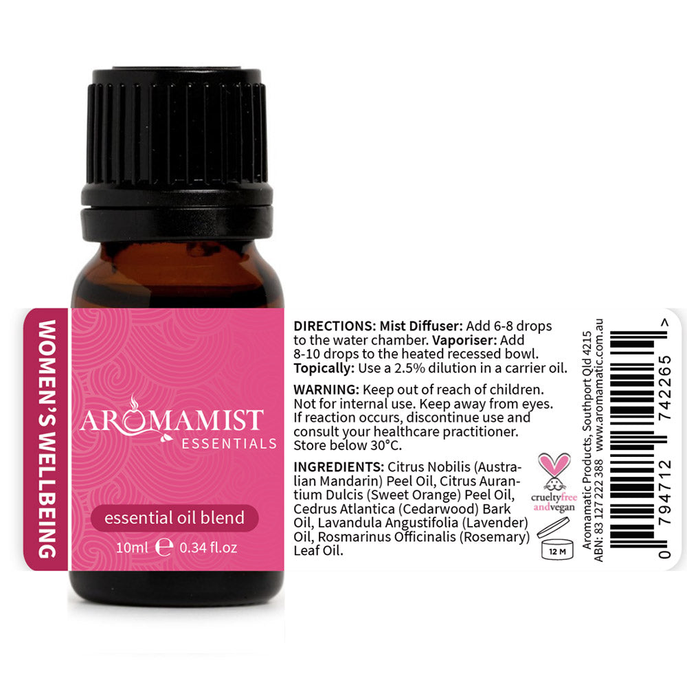 Women's Wellbeing Essential Oil Blend 10ml